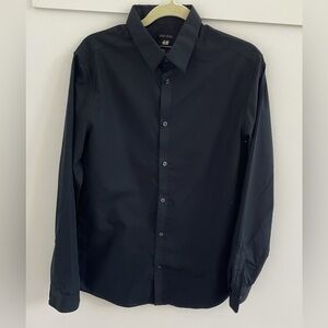 H&M Men's black Dress Shirt